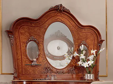 REGGENZA LUXURY - Oval framed mirror by Barnini Oseo - view 2